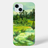 Coques Case-Mate iPhone peinture de vallée verte Aquarelle (Verso)