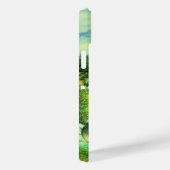 Coques Case-Mate iPhone peinture de vallée verte Aquarelle (Verso / Droite)