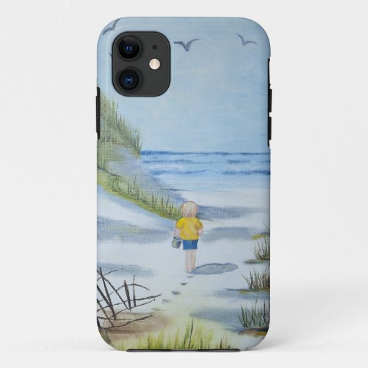 Coques Case-Mate iPhone peinture d'eau sur la plage d'été (Dos)