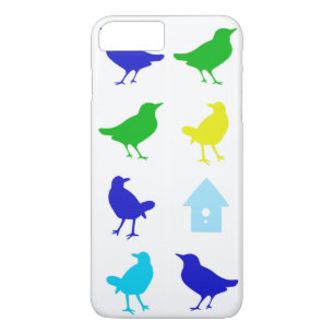 Coques Pour iPhone Peinture des oiseaux colorés par Chariklia Zarris