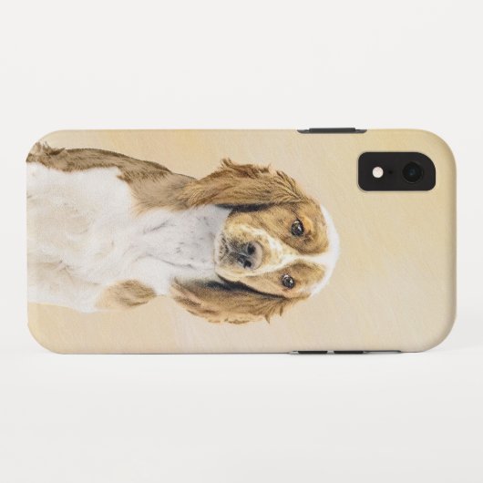 Coques Case-Mate iPhone Peinture d'espagnol Welsh Springer - Art original (Dos (Horizontal))