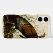 Coques Case-Mate iPhone Peinture d'oiseaux sauvages de Turquie Audubon (Verso (horizontal))