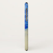 Coques Case-Mate iPhone Peinture d'orchidée romantique orange rose (Dos/Gauche)