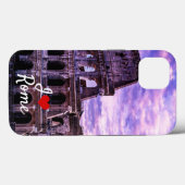 Coques Case-Mate iPhone Peinture du Colisée à Rome au coucher du soleil (Verso (horizontal))