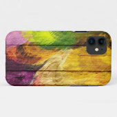 Coques Case-Mate iPhone Peinture en bois acrylique (Dos (Horizontal))