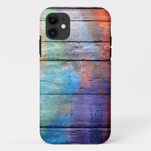 Coques Case-Mate iPhone Peinture en bois acrylique (Dos)