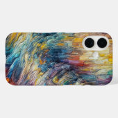 Coques Case-Mate iPhone Peinture Épaisse Abstraite Texture (Verso (horizontal))