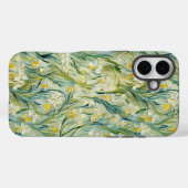 Coques Case-Mate iPhone Peinture florale Starry Night d'inspiration textur (Verso (horizontal))