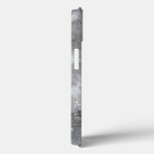 Coques Case-Mate iPhone Peinture grise contemporaine (Verso / Droite)