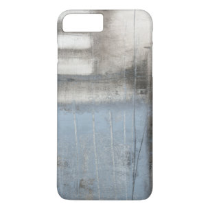 Etui iPhone Case-Mate Peinture grise et bleue abstraite