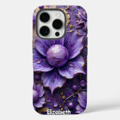 Coques Case-Mate iPhone Peinture Impasto de Lilac Fleurs (Verso)