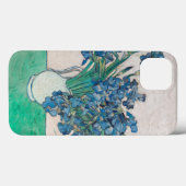 Coques Case-Mate iPhone Peinture impressionniste Vase d'Iris de Van Gogh (Verso (horizontal))