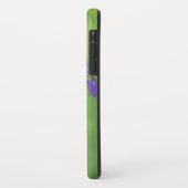 Coques Case-Mate iPhone Peinture Iris Violet - Art Fleur Originale (Dos/Gauche)