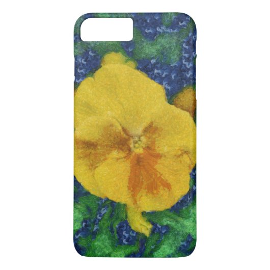 Coques Case-Mate iPhone Peinture jaune de fleur (Dos)