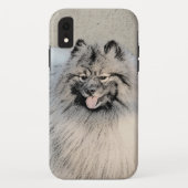 Coques Case-Mate iPhone Peinture Keeshond Brothers - Art Chien original (Dos)
