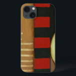 Coques Pour iPhone Peinture lambrissée par style contemporain de<br><div class="desc">Une peinture contemporaine de style de grenier avec les panneaux et les cercles multicolores. Une autre création extraordinaire par Jennifer Goldberger,  achètent ce morceau et jettent un coup d'oeil à certaines de ses autres peintures !</div>