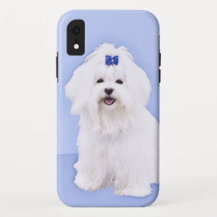 Case-Mate iPhone Case Peinture Maltaise - Joli Art Original de Chien