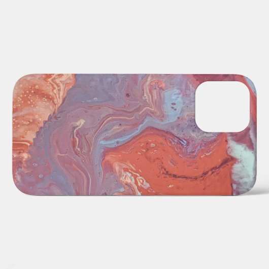 Coques Case-Mate iPhone Peinture marbrage d'eau (Verso (horizontal))