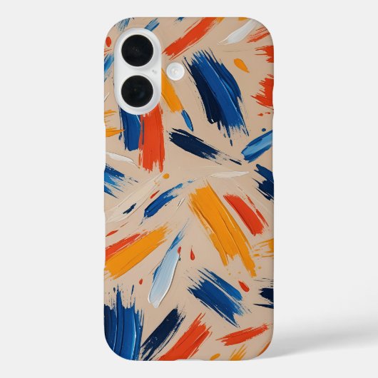 Coques Case-Mate iPhone Peinture moderne et colorée (Verso)