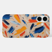 Coques Case-Mate iPhone Peinture moderne et colorée (Verso (horizontal))