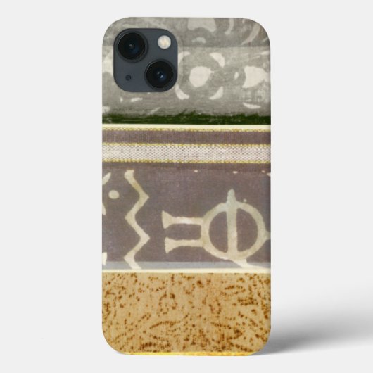 Coques Case-Mate iPhone Peinture Motif Tribale contemporaine (Verso)