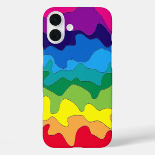 Coques iPhone 16 Plus Peinture multicolore