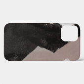 Coques Case-Mate iPhone Peinture multimédia mixte, design abstrait minimal (Verso (horizontal))