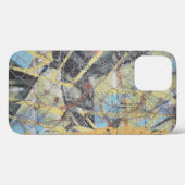 Coques Case-Mate iPhone Peinture murale multicolore (Verso (horizontal))