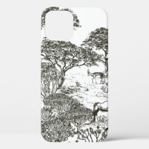 Case-Mate iPhone Case Peinture murale Safari Vue panoramique, African La