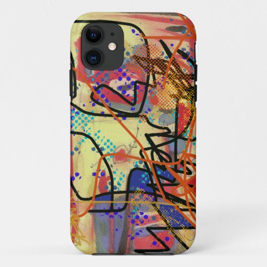 Coques Case-Mate iPhone peinture numérique abstraite (Dos)