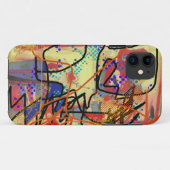 Coques Case-Mate iPhone peinture numérique abstraite (Dos (Horizontal))