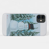 Coques Case-Mate iPhone peinture numérique snowman (Dos (Horizontal))