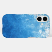 Coques Case-Mate iPhone Peinture Ombrée Bleue (Verso (horizontal))