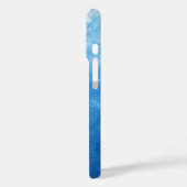 Coques Case-Mate iPhone Peinture Ombrée Bleue (Verso / Gauche)