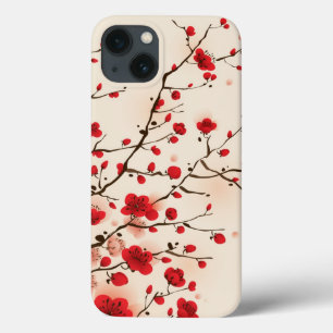 Case-Mate iPhone Case Peinture orientale de style, fleur de prune au