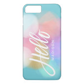 Coques Case-Mate iPhone Peinture Pastel personnalisée Schéma Bonjour (Dos)