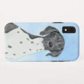 Coques Case-Mate iPhone Peinture pointeur germanique - Art original (Dos (Horizontal))