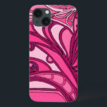 Coques Pour iPhone Peinture rose abstraite de panneau<br><div class="desc">Une copie de Daliesque,  cette peinture rose abstraite par Tina Kafantaris comporte les lignes tordues et fondues segmentées dans trois panneaux. Une copie surréaliste vibrante qui semblerait grande sur un certain nombre de produits. Obtenez le vôtre aujourd'hui !</div>