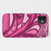 Coques Case-Mate iPhone Peinture rose abstraite de panneau (Dos (Horizontal))