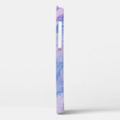 COQUES Case-Mate iPhone PEINTURE ROSE ET ABSTRAITE TURQUOISE (Verso / Gauche)