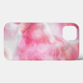 Coques Case-Mate iPhone peinture rouge de main d'arrière - plan (Verso (horizontal))