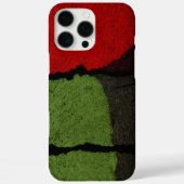 Coques Case-Mate iPhone Peinture rouge et verte (Verso)