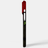 Coques Case-Mate iPhone Peinture rouge et verte (Verso / Gauche)