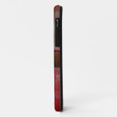 Coques Case-Mate iPhone Peinture rouge look brun (Dos/Gauche)