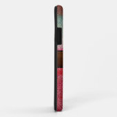 Coques Case-Mate iPhone Peinture rouge look brun (Dos/Droite)