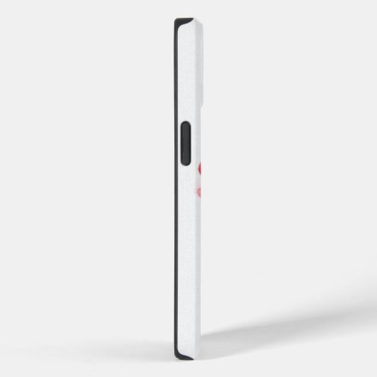 Coques Case-Mate iPhone Peinture rouge sur le pavot blanc (Verso / Droite)