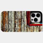 Coques Case-Mate iPhone Peinture Rustique Peeling Mur en bois (Verso (horizontal))