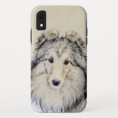 Coques Case-Mate iPhone Peinture Shetland Sheepdog - Jolie art original ch (Dos)