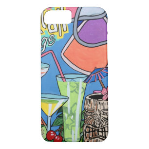 Coque Case-Mate Pour iPhone Peinture tropicale de salon de mod Tiki de la