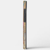 Coques Case-Mate iPhone Peinture Turquoise Sur Bois Patiné (Verso / Gauche)